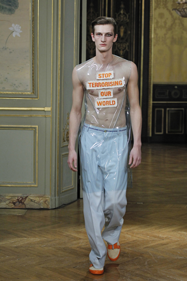 “Stop terrorising our world” Walter Van Beirendonck “Stop terrorising our world” Walter Van Beirendonck Vanity Teen 虚荣青年 Lifestyle & new faces magazine