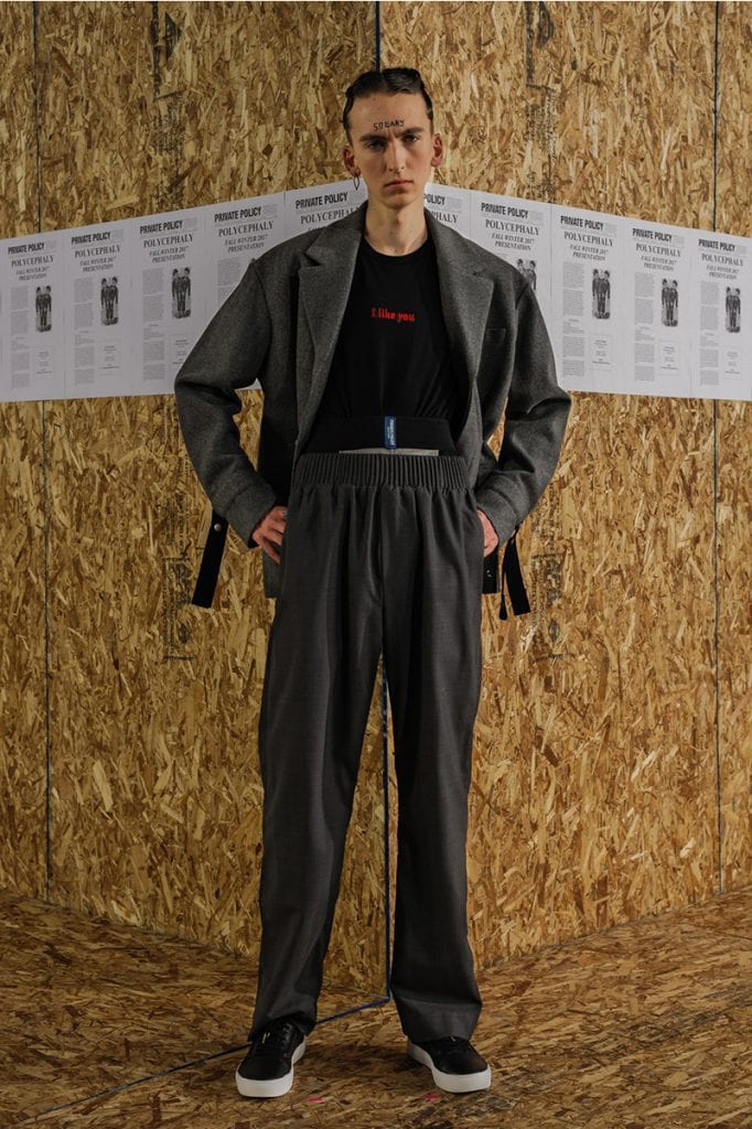 Private Policy F/W 2017 Private Policy F/W 2017 Vanity Teen 虚荣青年 Lifestyle & new faces magazine