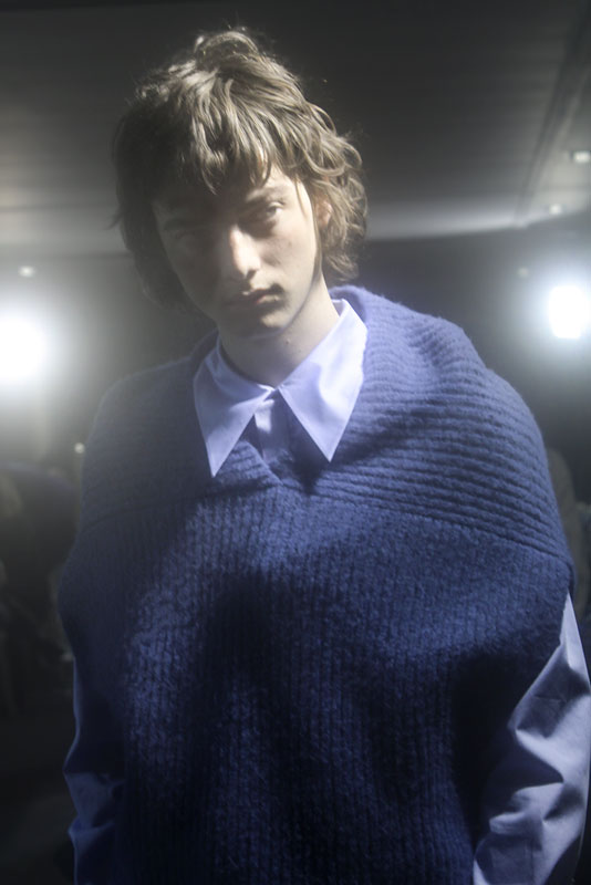 Wooyoungmi F/W 2017 backstage Wooyoungmi F/W 2017 backstage Vanity Teen 虚荣青年 Lifestyle & new faces magazine