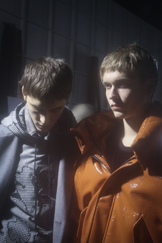 Wooyoungmi F/W 2017 backstage Wooyoungmi F/W 2017 backstage Vanity Teen 虚荣青年 Lifestyle & new faces magazine