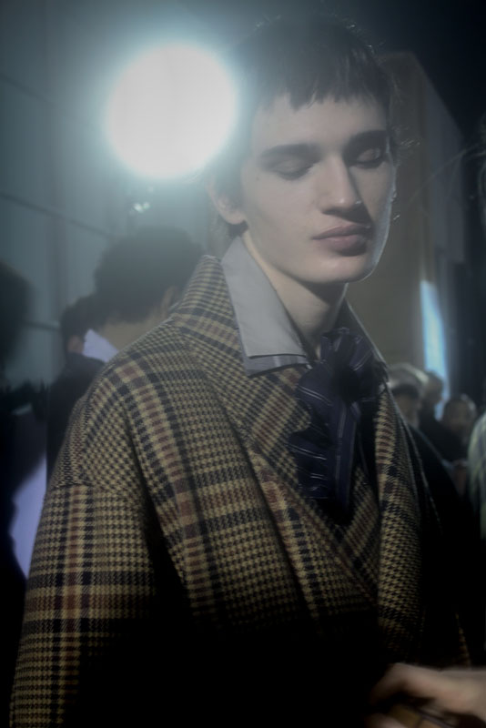 Wooyoungmi F/W 2017 backstage Wooyoungmi F/W 2017 backstage Vanity Teen 虚荣青年 Lifestyle & new faces magazine