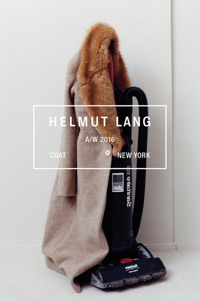 Helmut Lang F/W 2016 Helmut Lang F/W 2016 Vanity Teen 虚荣青年 Lifestyle & new faces magazine