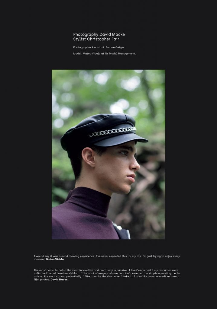 VT 11: New Faces 2/5 Mateo Videla by David Macke VT 11: New Faces 2/5 Mateo Videla by David Macke Vanity Teen 虚荣青年 Lifestyle & new faces magazine