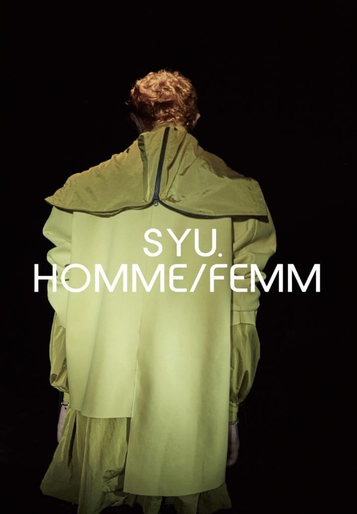 SYU.HOMME/FEMM SS2020 SYU.HOMME/FEMM SS2020 Vanity Teen 虚荣青年 Lifestyle & new faces magazine