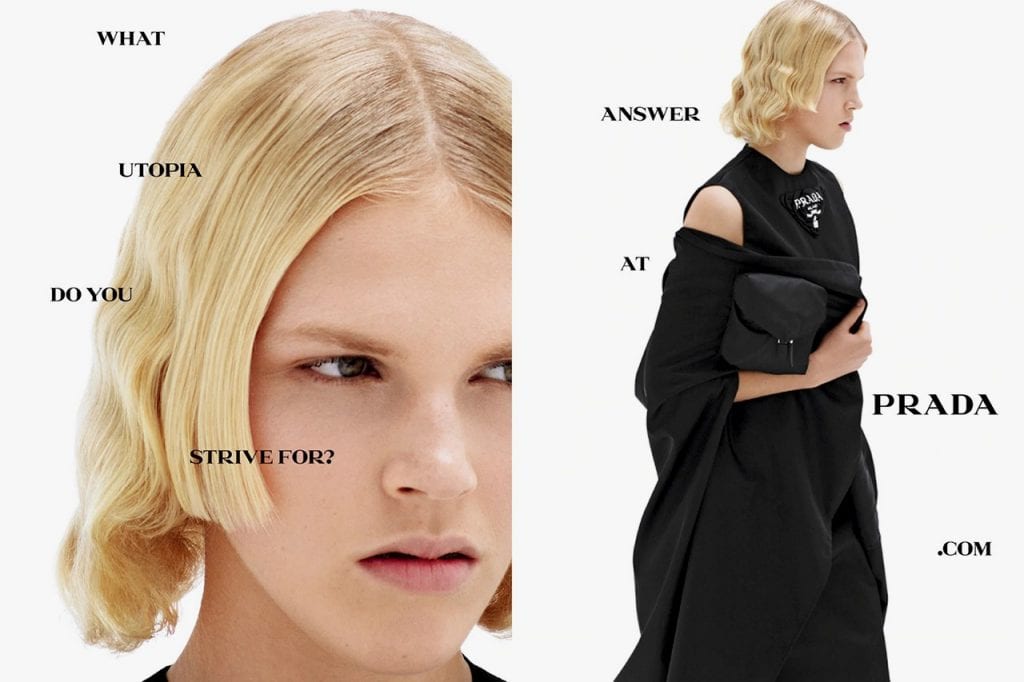 Prada Spring/Summer 2021 Campaign Prada Spring/Summer 2021 Campaign Vanity Teen 虚荣青年