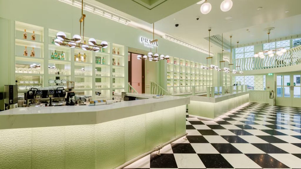 Satisfy Your Taste For Luxury With Prada's Italian-Inspired Cafe At Harrods London Vanity Teen 虚荣青年 Lifestyle & New Faces Magazine - Vimarsana News