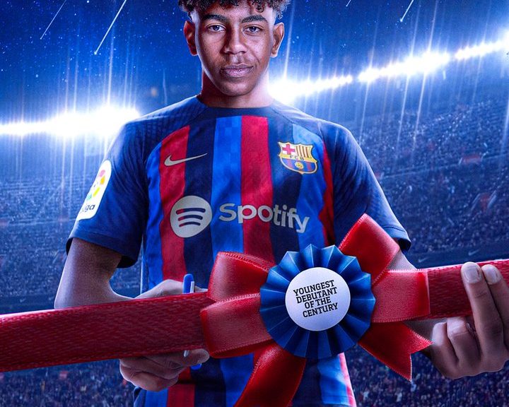 15 Year Old La Masia Jewel Lamine Yamal Makes History With Fc Barcelona