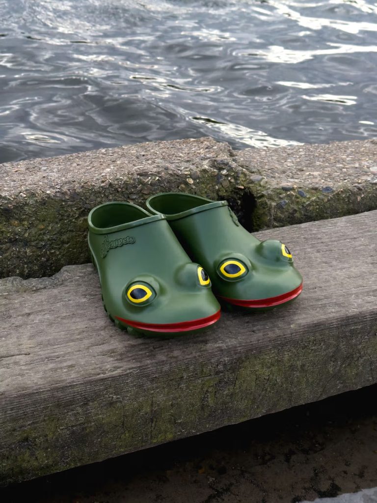 Frog tastic Footwear JW Anderson X Wellipets Unveil Eco Friendly 