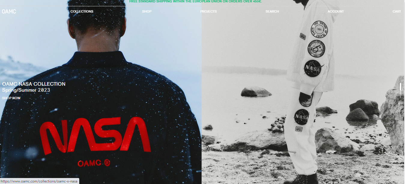 OAMC Unveils Sleek NASA-Inspired Collection Featuring Elegant Outerwear and Streetwear Staples OAMC Unveils Sleek NASA-Inspired Collection Featuring Elegant Outerwear and Streetwear Staples Vanity Teen 虚荣青年 Lifestyle & new faces magazine