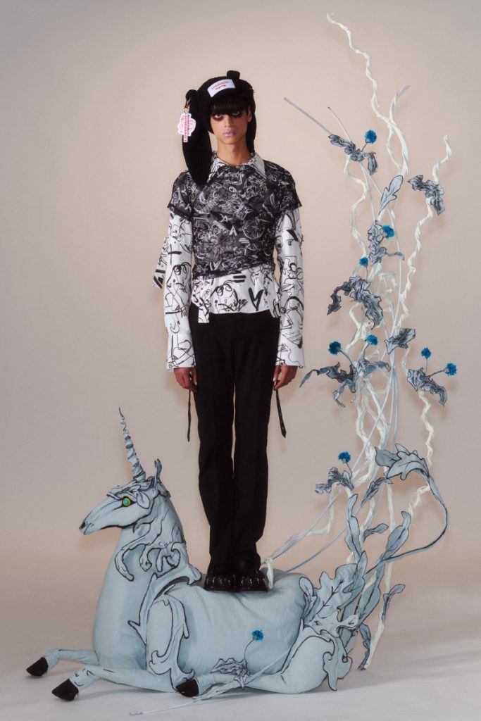 Charles Jeffrey LOVERBOY Unveils STATANT PASSANT RAMPANT Collection: Blending Medieval British Aesthetics with Avant-Garde Sensibility Charles Jeffrey LOVERBOY Unveils STATANT PASSANT RAMPANT Collection: Blending Medieval British Aesthetics with Avant-Garde Sensibility Vanity Teen 虚荣青年 Lifestyle & new faces magazine