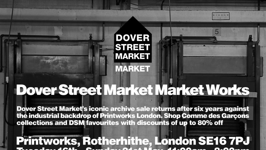 DOVER STREET MARKET MARKET WORKS Event Temporarily Halted Due To Overwhelming Demand Vanity Teen 虚荣青年 Lifestyle & New Faces Magazine - Vimarsana News