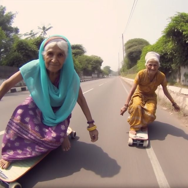 Internet Skates on Joy as Artist Ashish Jose Depicts Grandmas Performing Skateboard Stunts Internet Skates on Joy as Artist Ashish Jose Depicts Grandmas Performing Skateboard Stunts Vanity Teen 虚荣青年 Lifestyle & new faces magazine