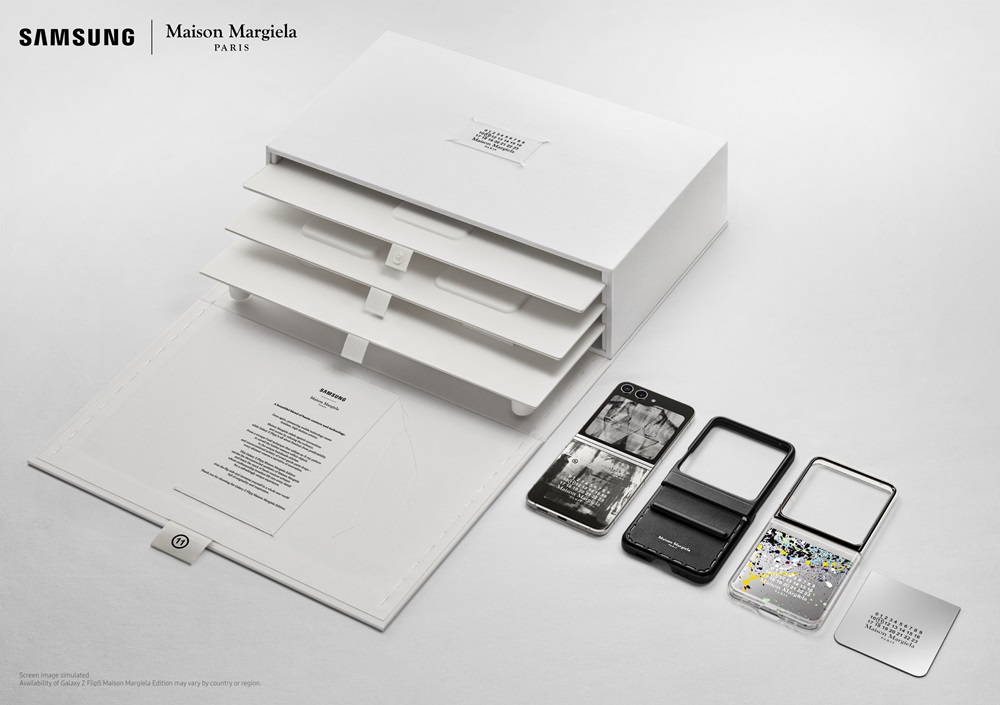 Samsung and Maison Margiela Unveil Galaxy Z Flip5 in a Stunning New Design Collaboration Samsung and Maison Margiela Unveil Galaxy Z Flip5 in a Stunning New Design Collaboration Vanity Teen 虚荣青年 Lifestyle & new faces magazine