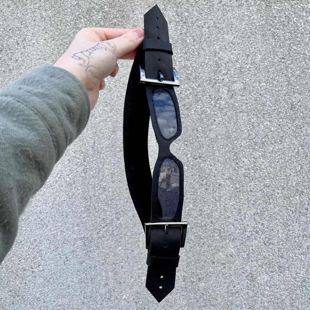 Hellcat Eyewear Designs Custom "Belt" Sunglasses for Travis Scott Hellcat Eyewear Designs Custom "Belt" Sunglasses for Travis Scott Vanity Teen 虚荣青年 Lifestyle & new faces magazine