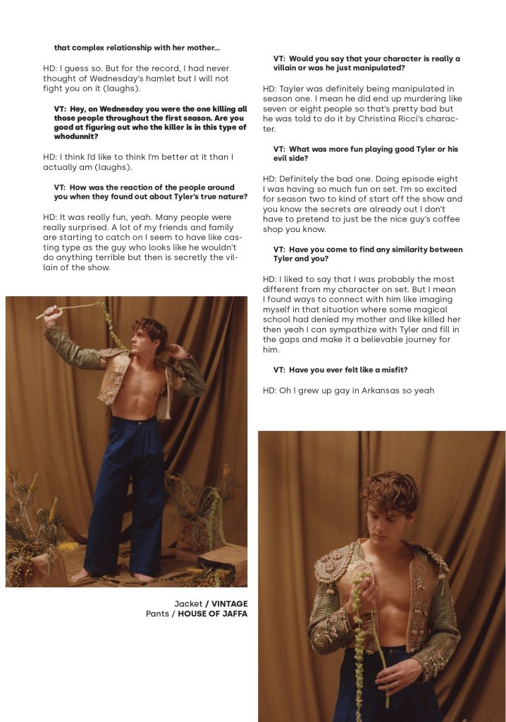 Hunter Doohan - Heaven Creatures VT 18 cover Hunter Doohan - Heaven Creatures VT 18 cover Vanity Teen 虚荣青年 Lifestyle & new faces magazine