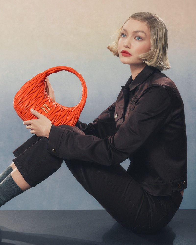 Gigi Hadid Brings Timeless Elegance to Miu Miu's Spring 2024 Handbag Campaign Gigi Hadid Brings Timeless Elegance to Miu Miu's Spring 2024 Handbag Campaign Vanity Teen 虚荣青年 Lifestyle & new faces magazine