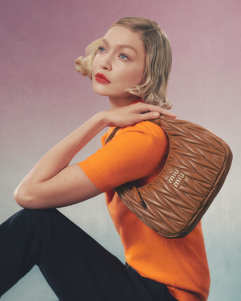 Gigi Hadid Brings Timeless Elegance to Miu Miu's Spring 2024 Handbag Campaign Gigi Hadid Brings Timeless Elegance to Miu Miu's Spring 2024 Handbag Campaign Vanity Teen 虚荣青年 Lifestyle & new faces magazine