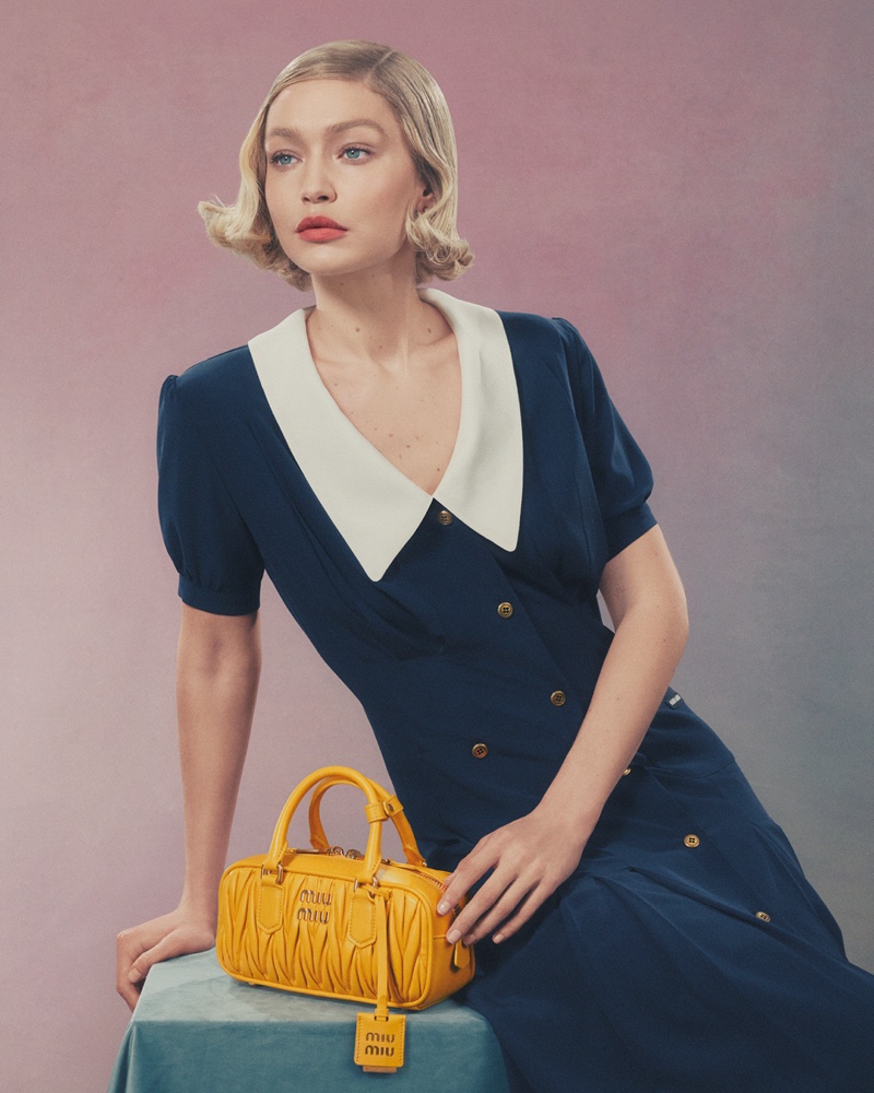 Gigi Hadid Brings Timeless Elegance to Miu Miu's Spring 2024 Handbag Campaign Gigi Hadid Brings Timeless Elegance to Miu Miu's Spring 2024 Handbag Campaign Vanity Teen 虚荣青年 Lifestyle & new faces magazine