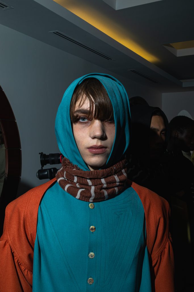 Frames from Kiko Kostadinov FW25 Backstage Frames from Kiko Kostadinov FW25 Backstage Vanity Teen 虚荣青年 Lifestyle & new faces magazine