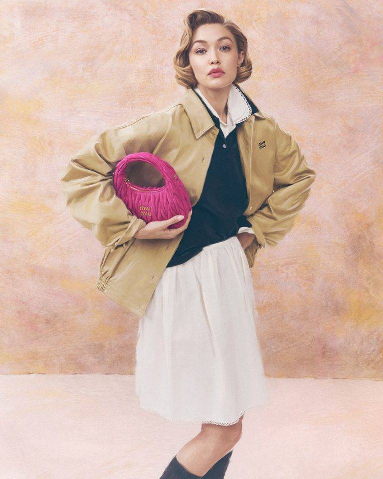 Gigi Hadid Leads Miu Miu’s 2025 Campaign with a Painterly Edge Vanity Teen 虚荣青年 Lifestyle & new faces magazine Gigi Hadid Leads Miu Miu’s 2025 Campaign with a Painterly Edge Gigi Hadid Leads Miu Miu’s 2025 Campaign with a Painterly Edge Vanity Teen 虚荣青年 Lifestyle & new faces magazine