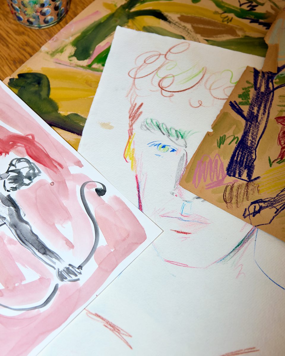 Luke Edward Hall x MSGM - The artist brings his illustrations to SS25 collection Luke Edward Hall x MSGM - The artist brings his illustrations to SS25 collection Vanity Teen 虚荣青年 Lifestyle & new faces magazine