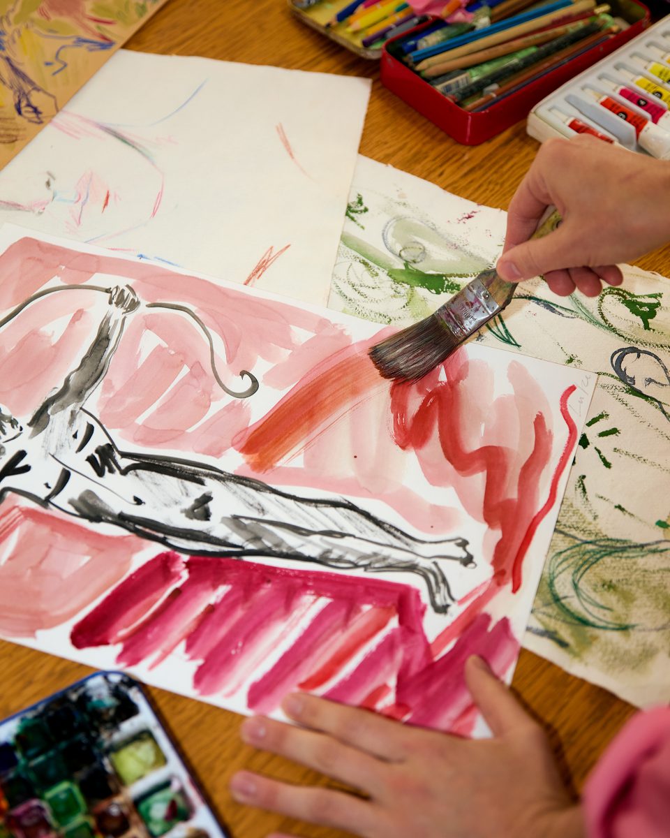 Luke Edward Hall x MSGM - The artist brings his illustrations to SS25 collection Luke Edward Hall x MSGM - The artist brings his illustrations to SS25 collection Vanity Teen 虚荣青年 Lifestyle & new faces magazine