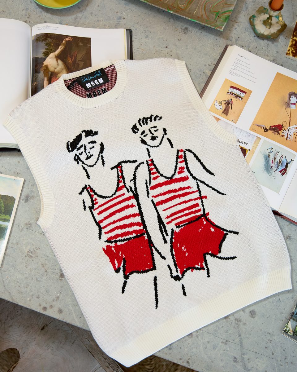 Luke Edward Hall x MSGM - The artist brings his illustrations to SS25 collection Luke Edward Hall x MSGM - The artist brings his illustrations to SS25 collection Vanity Teen 虚荣青年 Lifestyle & new faces magazine