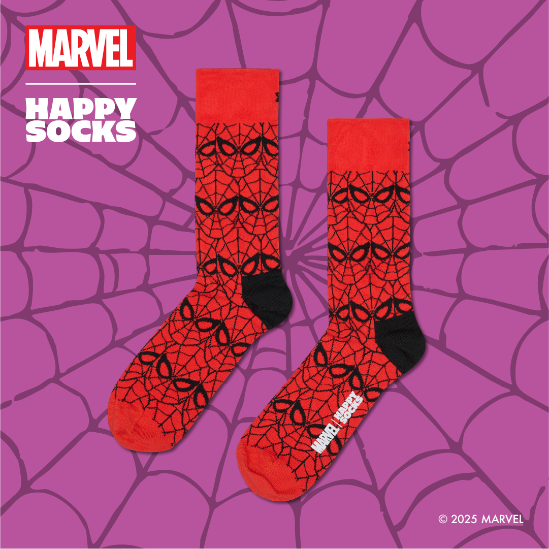 HAPPY SOCKS X MARVEL SPIDERMAN Vanity Teen 虚荣青年 Lifestyle & new faces magazine HAPPY SOCKS X MARVEL SPIDERMAN HAPPY SOCKS X MARVEL SPIDERMAN Vanity Teen 虚荣青年 Lifestyle & new faces magazine