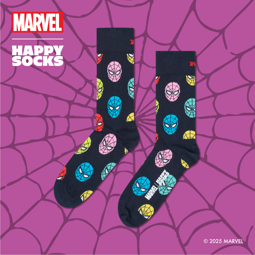 HAPPY SOCKS X MARVEL SPIDERMAN Vanity Teen 虚荣青年 Lifestyle & new faces magazine HAPPY SOCKS X MARVEL SPIDERMAN HAPPY SOCKS X MARVEL SPIDERMAN Vanity Teen 虚荣青年 Lifestyle & new faces magazine