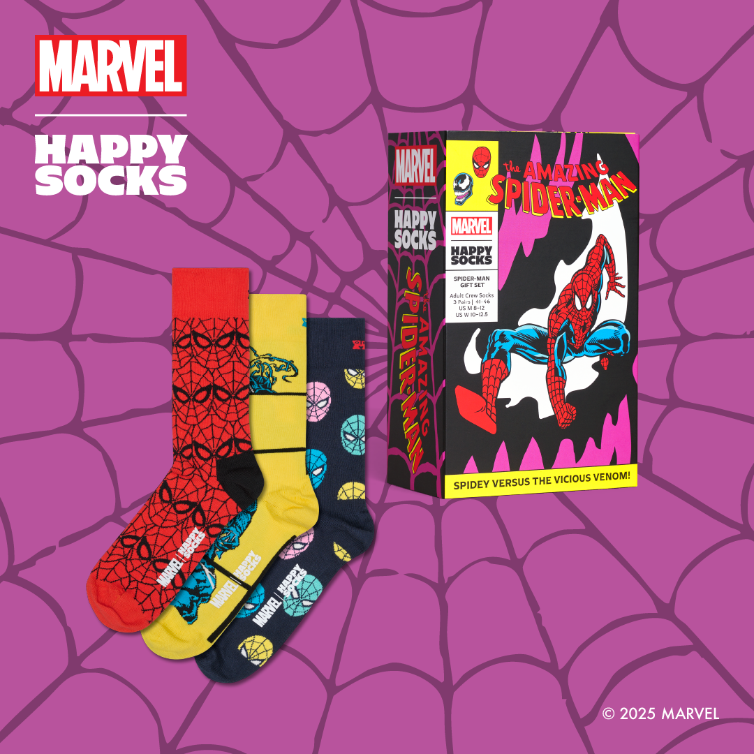 HAPPY SOCKS X MARVEL SPIDERMAN Vanity Teen 虚荣青年 Lifestyle & new faces magazine HAPPY SOCKS X MARVEL SPIDERMAN HAPPY SOCKS X MARVEL SPIDERMAN Vanity Teen 虚荣青年 Lifestyle & new faces magazine