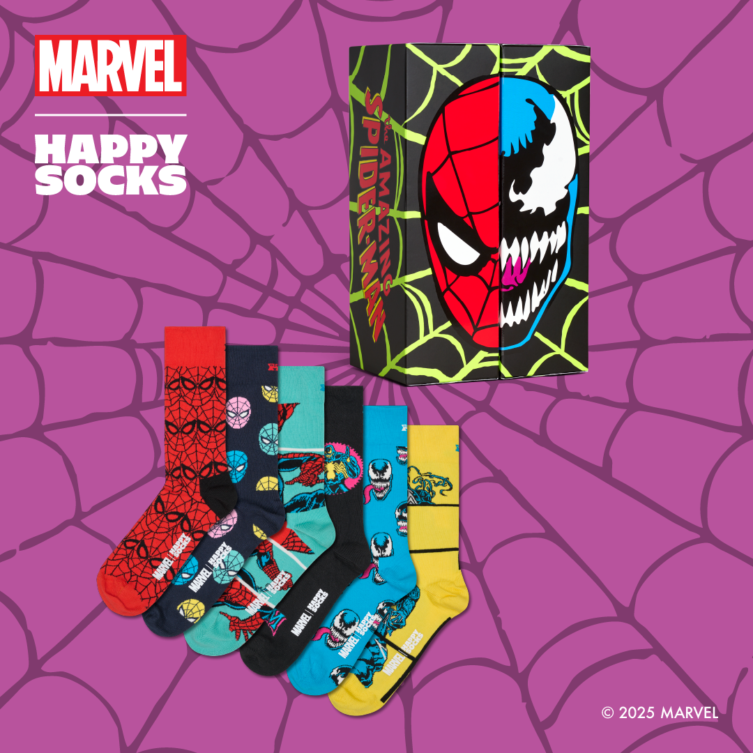 HAPPY SOCKS X MARVEL SPIDERMAN Vanity Teen 虚荣青年 Lifestyle & new faces magazine HAPPY SOCKS X MARVEL SPIDERMAN HAPPY SOCKS X MARVEL SPIDERMAN Vanity Teen 虚荣青年 Lifestyle & new faces magazine