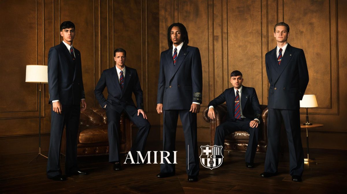 AMIRI IS THE OFFICIAL FORMALWEAR PARTNER OF FC BARCELONA AMIRI IS THE OFFICIAL FORMALWEAR PARTNER OF FC BARCELONA Vanity Teen 虚荣青年 Lifestyle & new faces magazine