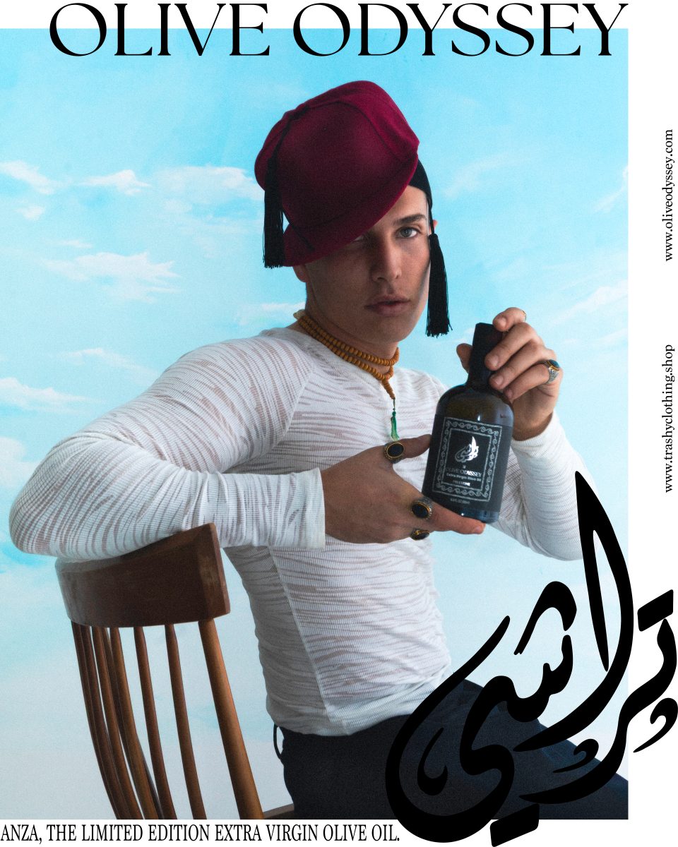 TRASHY CLOTHING AND OLIVE ODYSSEY ANNOUNCE COLLABORATION CELEBRATING PALESTINIAN CRAFT AND LAND TRASHY CLOTHING AND OLIVE ODYSSEY ANNOUNCE COLLABORATION CELEBRATING PALESTINIAN CRAFT AND LAND Vanity Teen 虚荣青年 Lifestyle & new faces magazine