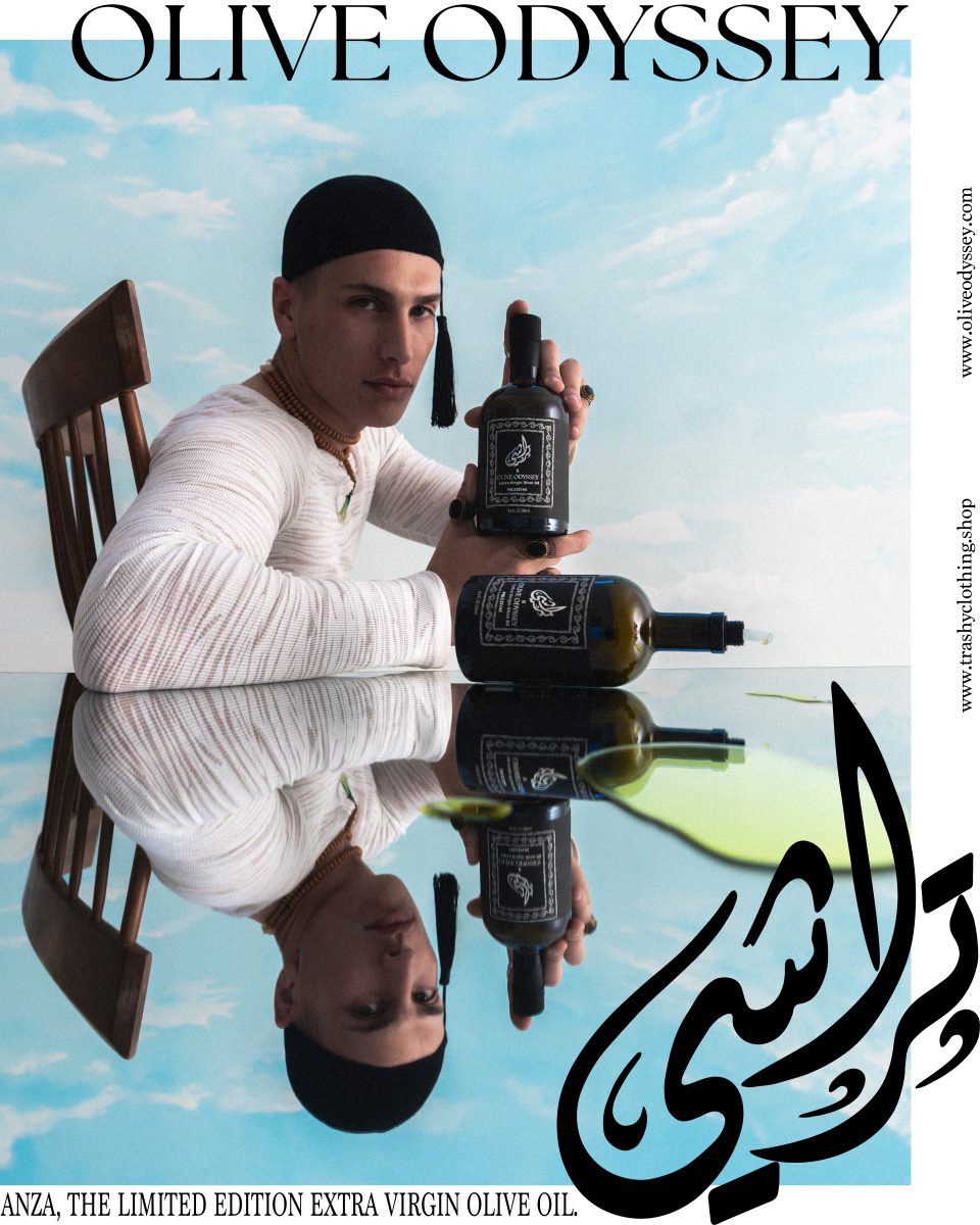 TRASHY CLOTHING AND OLIVE ODYSSEY ANNOUNCE COLLABORATION CELEBRATING PALESTINIAN CRAFT AND LAND TRASHY CLOTHING AND OLIVE ODYSSEY ANNOUNCE COLLABORATION CELEBRATING PALESTINIAN CRAFT AND LAND Vanity Teen 虚荣青年 Lifestyle & new faces magazine