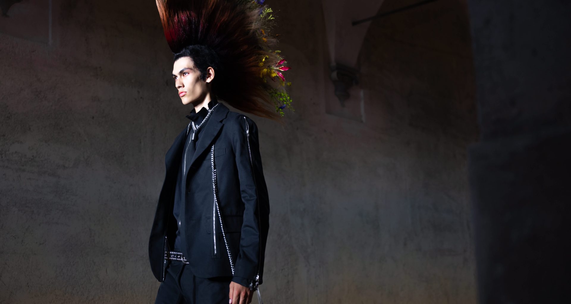 DSM Kei Ninomiya Brings punk to Pitti Uomo 110 for Spring Summer 2027 DSM Kei Ninomiya Brings punk to Pitti Uomo 110 for Spring Summer 2027 Vanity Teen 虚荣青年