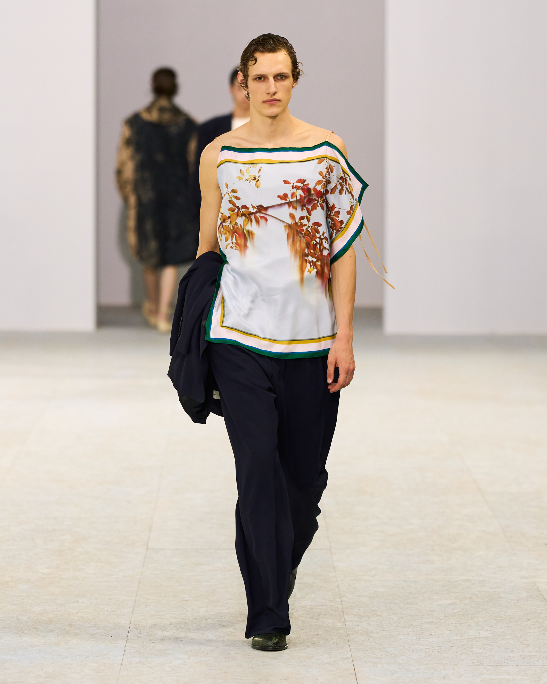 Dries Van Noten Spring Summer 2027 Menswear: The Poetry of Soft Power  Dries Van Noten Spring Summer 2027 Menswear: The Poetry of Soft Power  Vanity Teen 虚荣青年