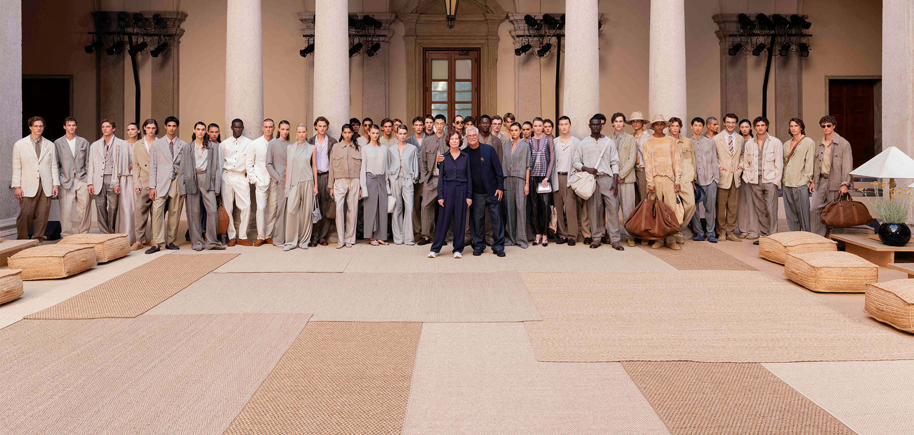 Giorgio Armani Mediterranean Market Spring/Summer 2027 menswear show in Milan