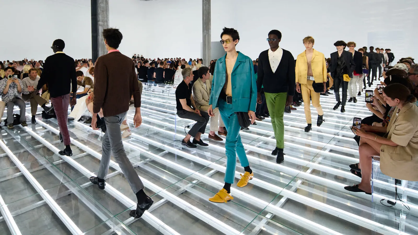 Prada Spring/Summer 2027 menswear runway at Milan Men’s Fashion Week