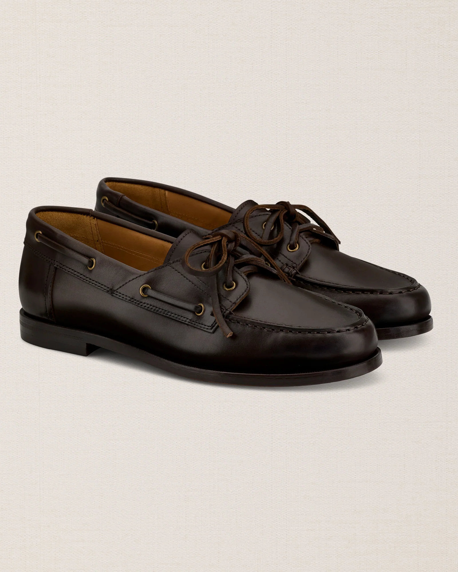 leather boat shoes men's summer shoes