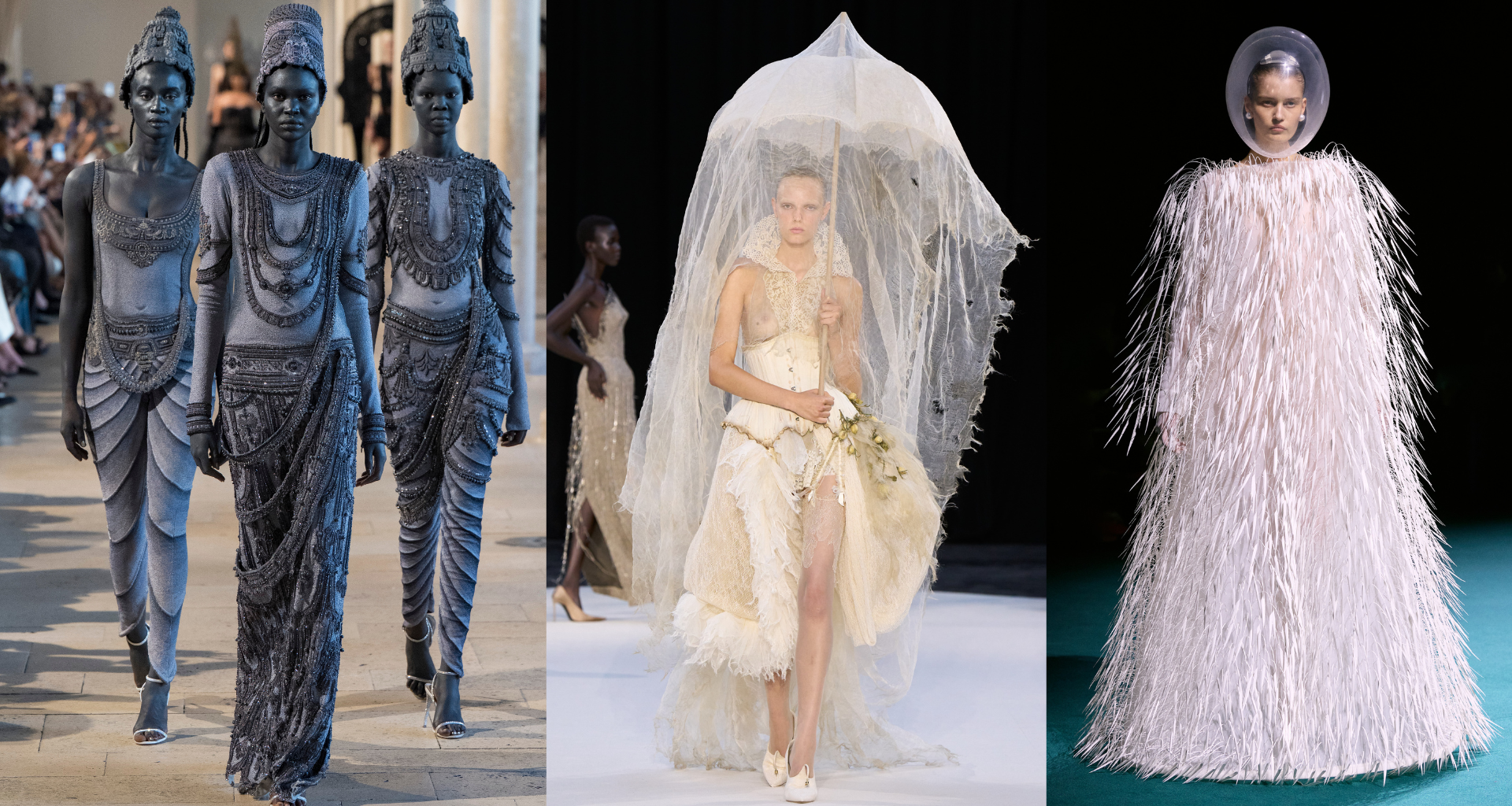 Paris Haute Couture Fall Winter 2026 runway looks by Rahul Mishra, Ashi Studio and Robert Wun
