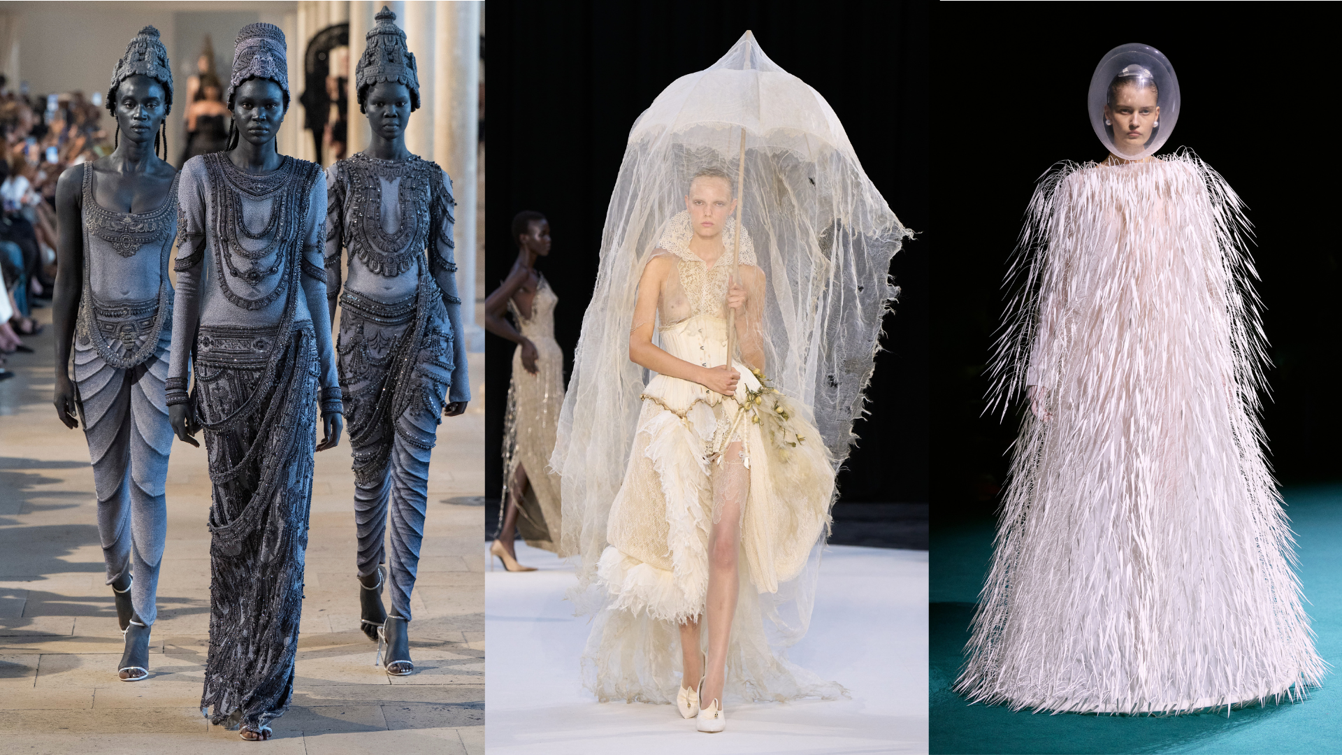 Paris Haute Couture Fall Winter 2026 runway looks by Rahul Mishra, Ashi Studio and Robert Wun