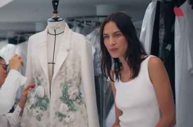 Alexa Chung inside the Dior atelier during the making of the Fall/Winter 2026–2027 Haute Couture collection
