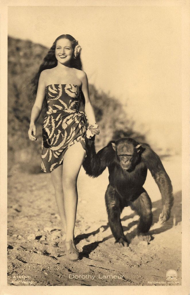 Dorothy Lamour in The Jungle Princess (1936) dressed with a sarong