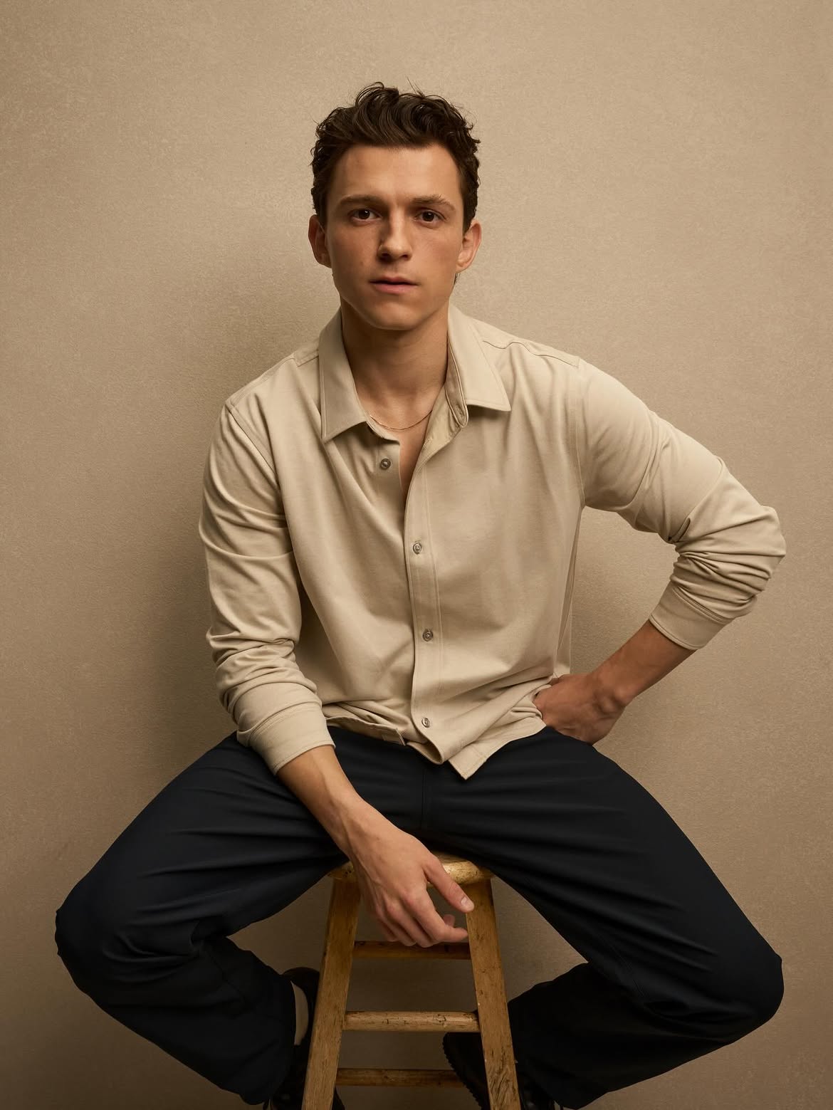 Tom Holland, who is preparing to play Fred Astaire in Paul King’s upcoming Sony Pictures biopic. Image shared via Holland’s official Instagram.
