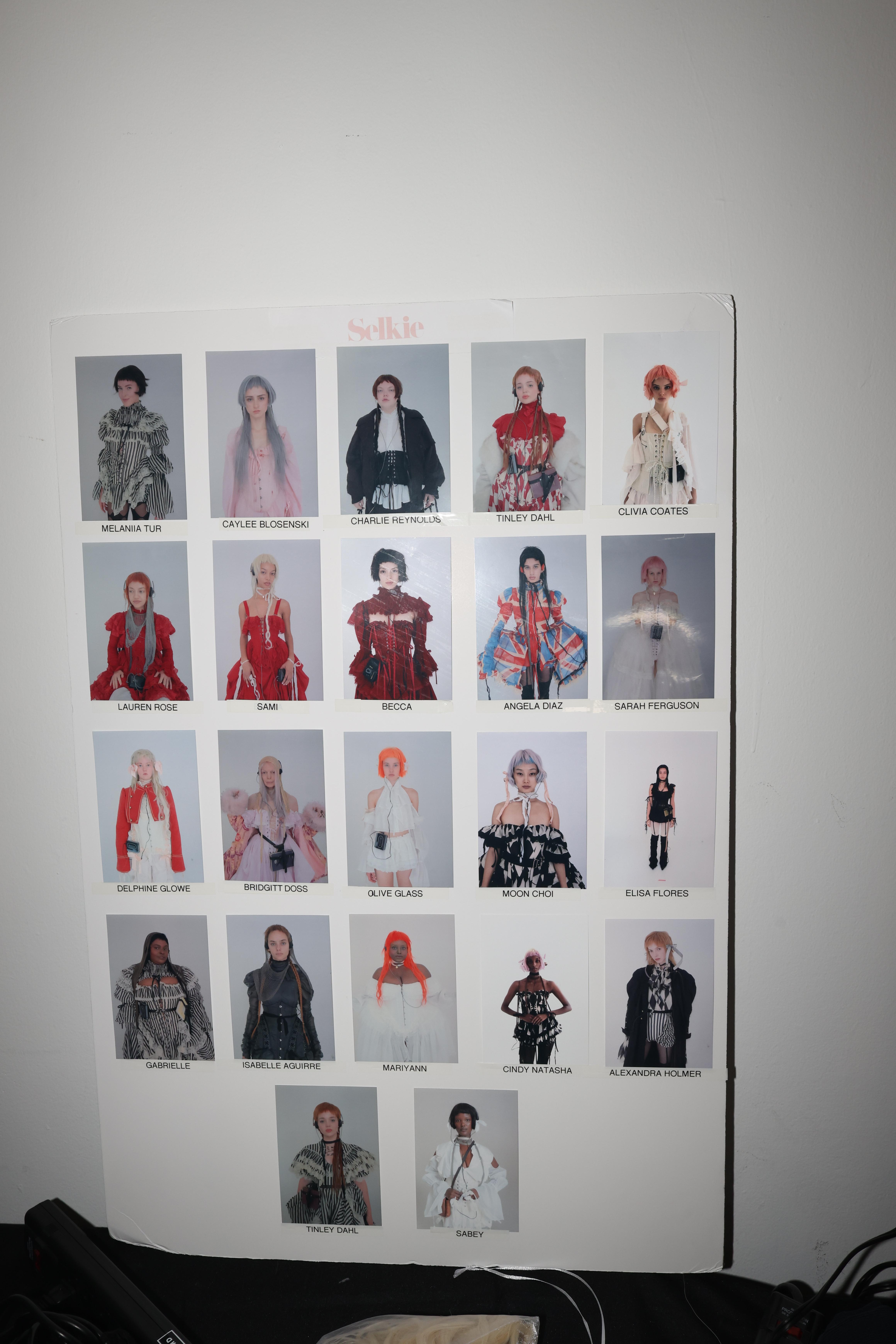 Selkie FW26: The Ghost Ship's Apocalyptic Vision at NYFW Vanity Teen 虚荣青年 Backstage at Selkie FW26. Photo courtesy of Selkie.
