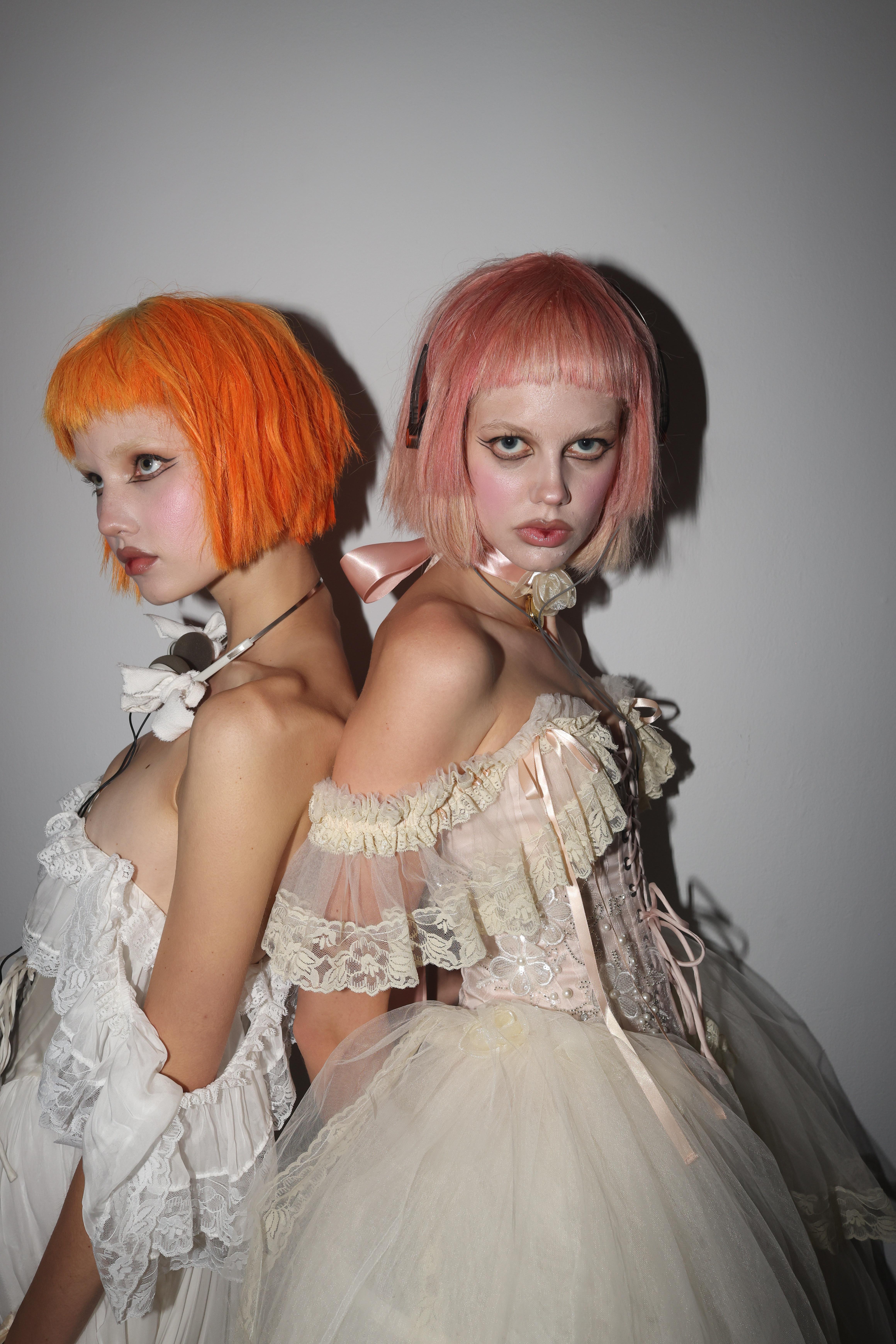 Selkie FW26: The Ghost Ship's Apocalyptic Vision at NYFW Vanity Teen 虚荣青年 Backstage at Selkie FW26. Photo courtesy of Selkie.