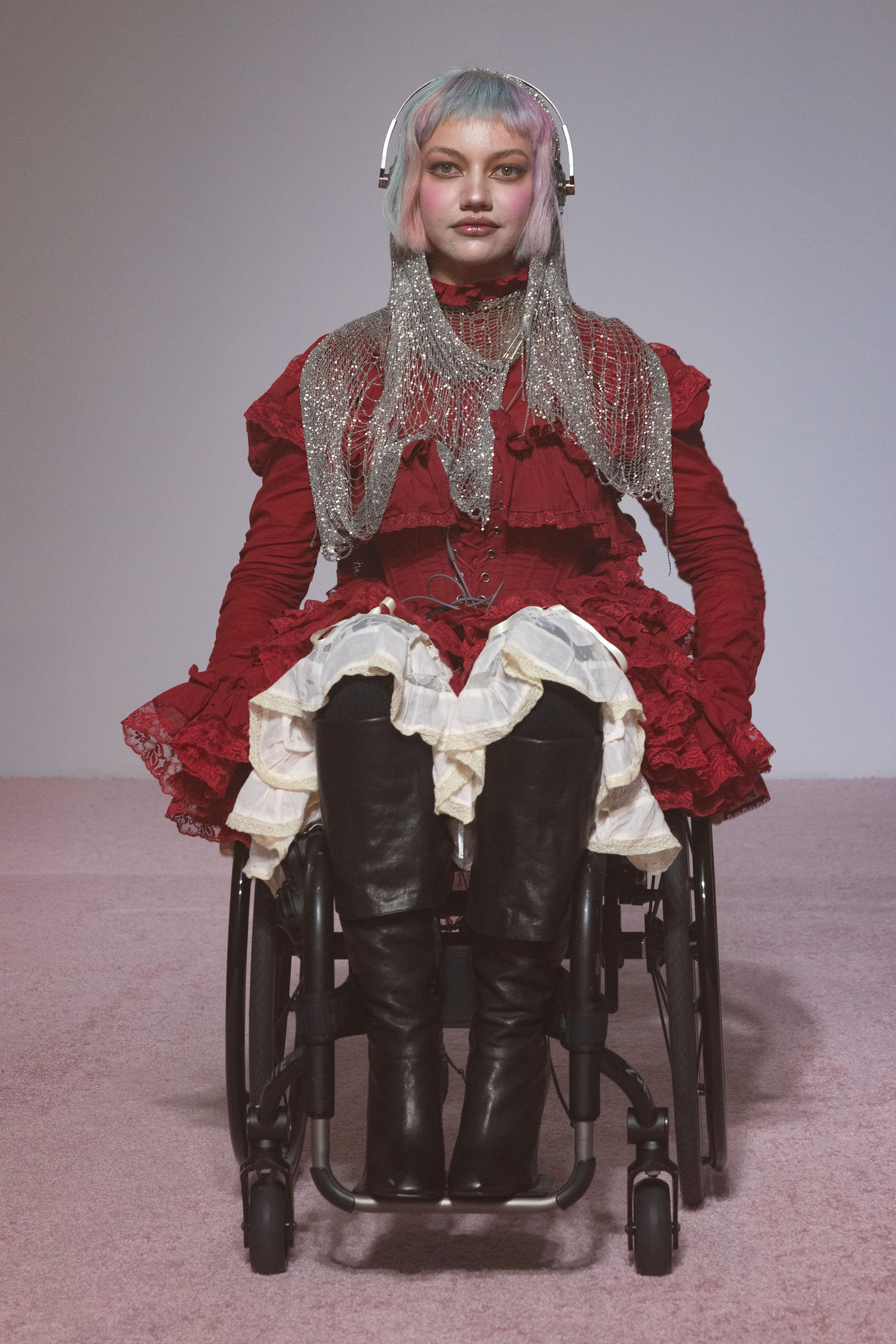 Selkie FW26: The Ghost Ship's Apocalyptic Vision at NYFW Vanity Teen 虚荣青年 Selkie Fall/Winter 2026 Runway. Photo courtesy of Selkie.