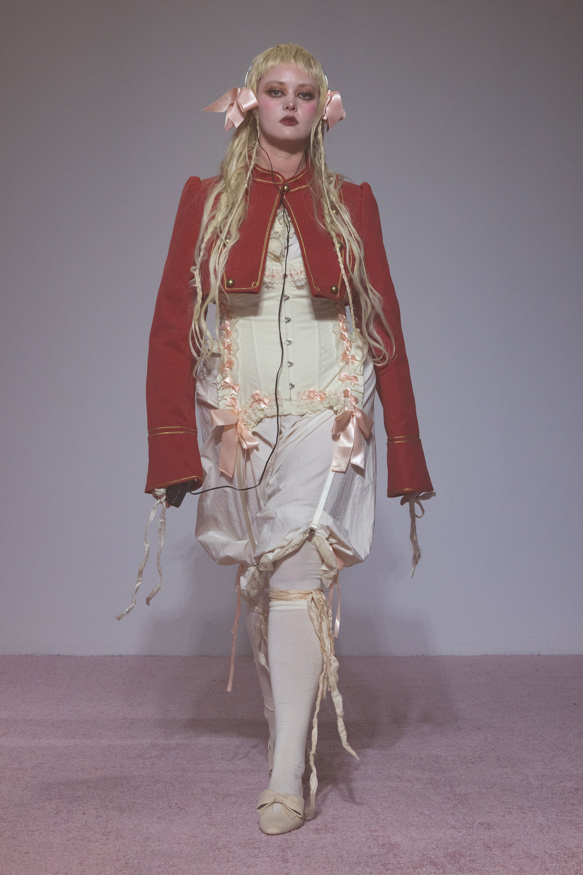 Selkie FW26: The Ghost Ship's Apocalyptic Vision at NYFW Vanity Teen 虚荣青年 Selkie Fall/Winter 2026 Runway. Photo courtesy of Selkie.