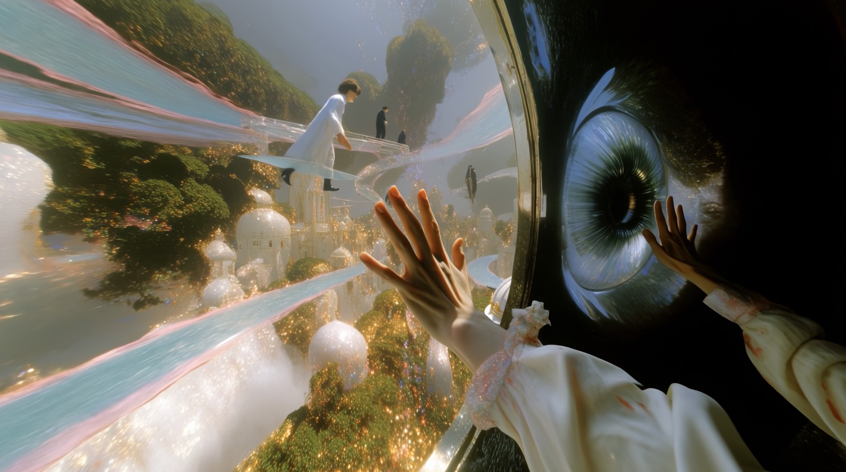 TTSWTRS SS27 Wonderland: A Surrealistic Journey Between Fashion AI and Sustainability at NYFW Vanity Teen 虚荣青年 Katsukokoiso.ai. stills.