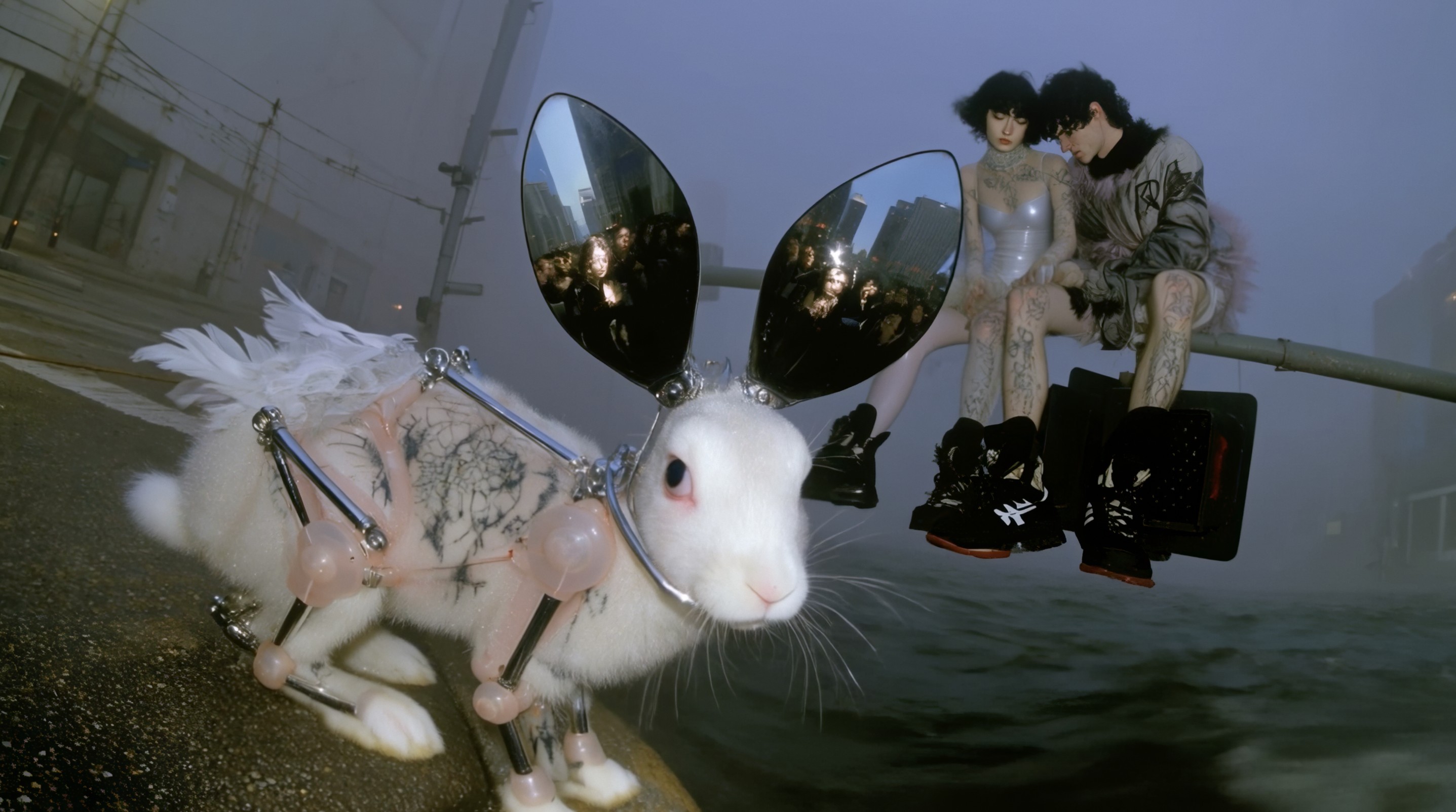 TTSWTRS SS27 Wonderland: A Surrealistic Journey Between Fashion AI and Sustainability at NYFW Vanity Teen 虚荣青年 Katsukokoiso.ai. stills.